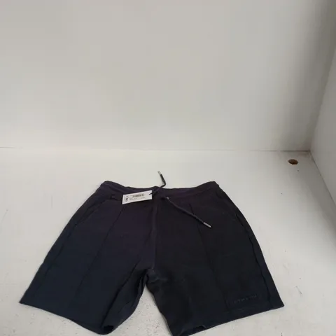GYM KING NAVY SHORTS β UK M (MEN) β DRAWSTRING, BRAND TAG