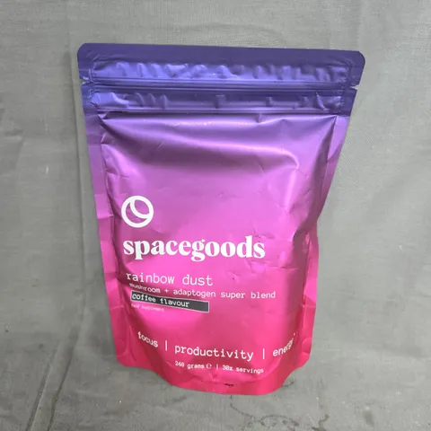 SPACEGOODS RAINBOW DUST MUSHROOM + ADAPTOGEN SUPER BLEND IN COFFEE FLAVOUR (240G)