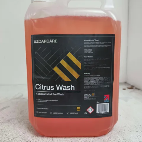 EZCARE CITRUS WASH CONCENTRATED PRE-WASH – 5L