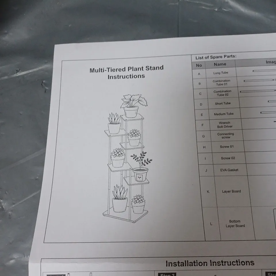 MULTI-TIERED PLANT STAND
