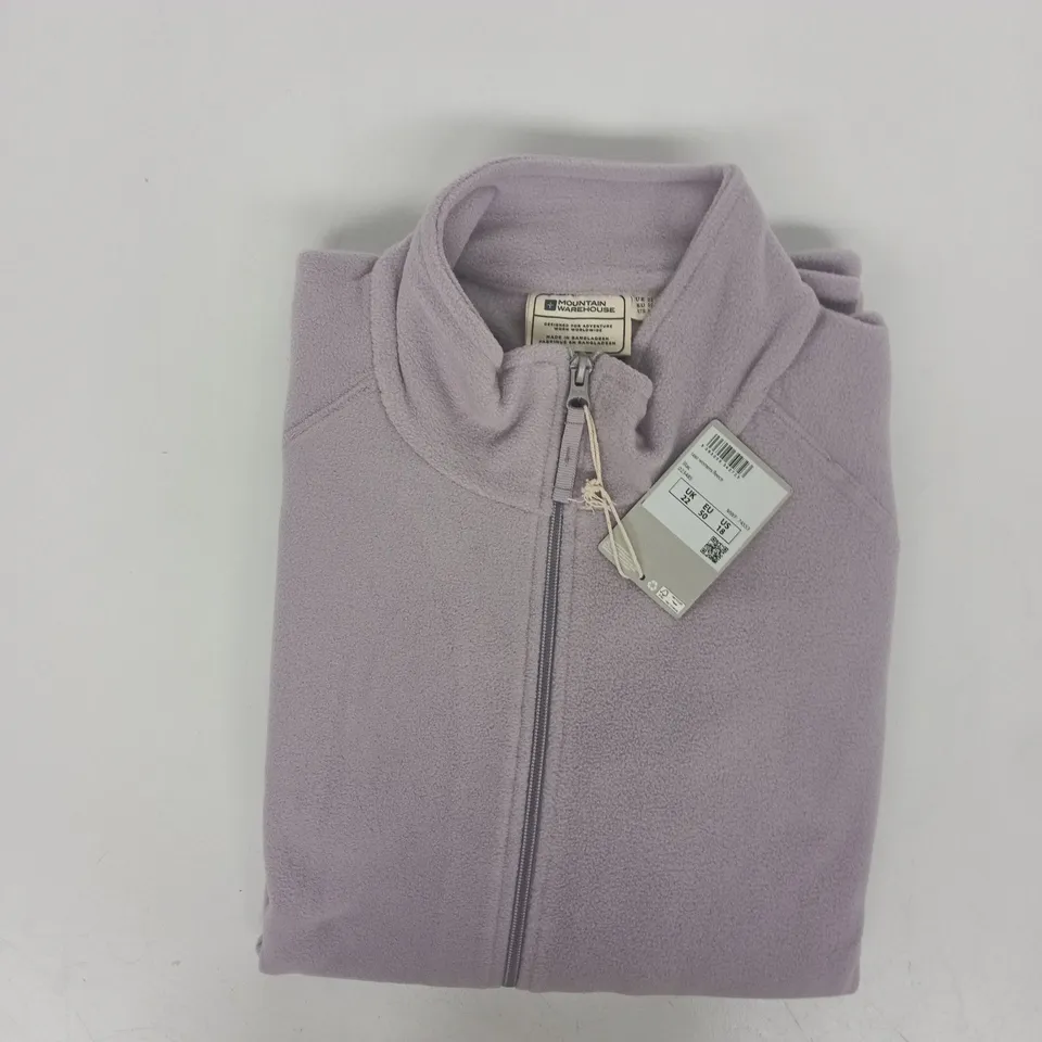 MOUNTAIN WAREHOUSE WOMEN'S FLEECE IN LILAC SIZE UK 22