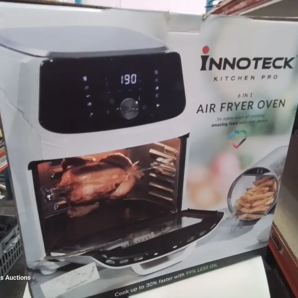 BOXED INNOTECK KITCHEN PRO 6 IN 1 AIR FRYER OVEN