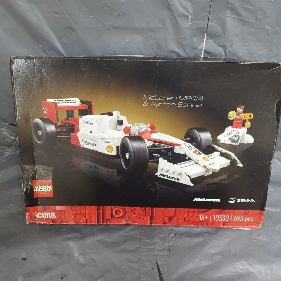 BOXED LEGO MCLAREN MP4 & AYRTON SENNA  RRP £69.99