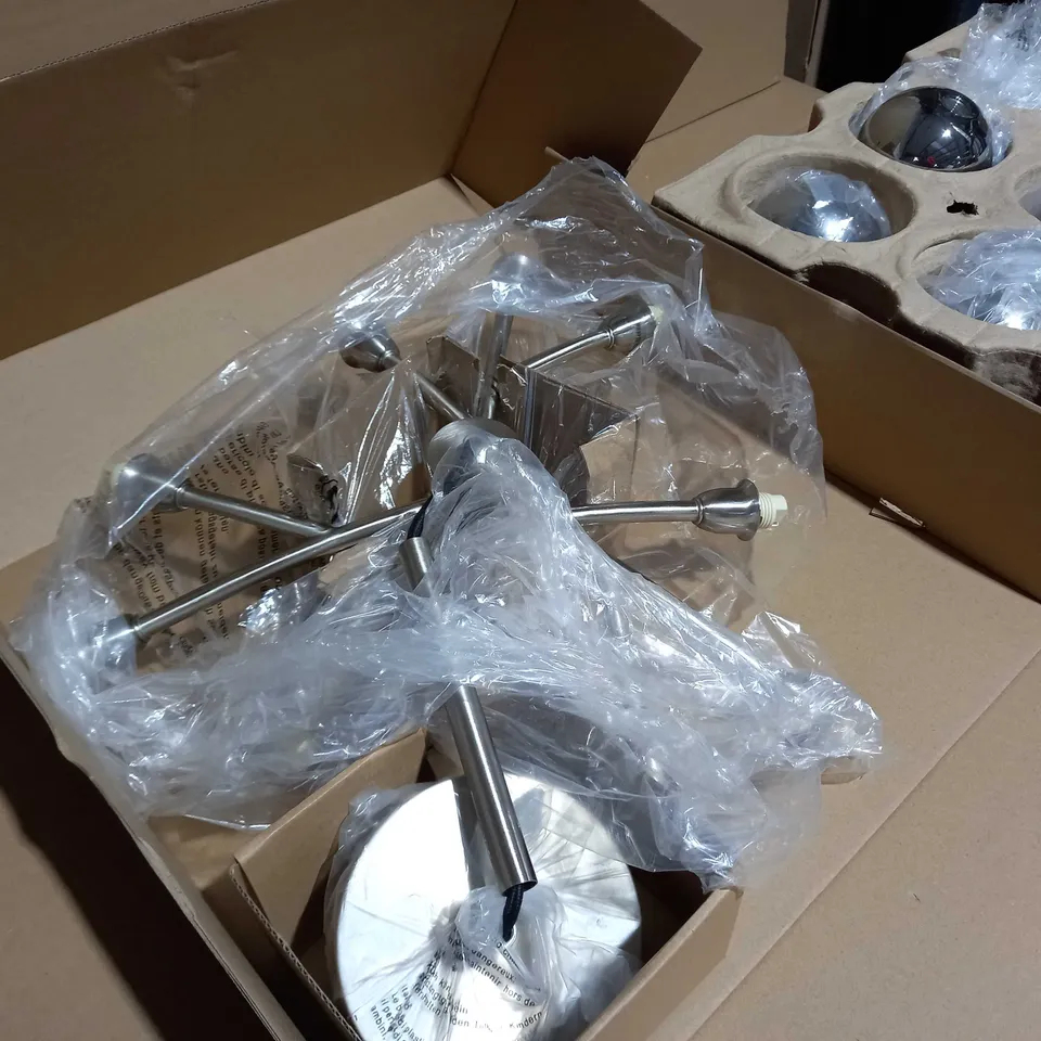 BOXED JOHN LEWIS HUXLEY 9 LIGHT SEMI FLUSH LIGHT FITTING