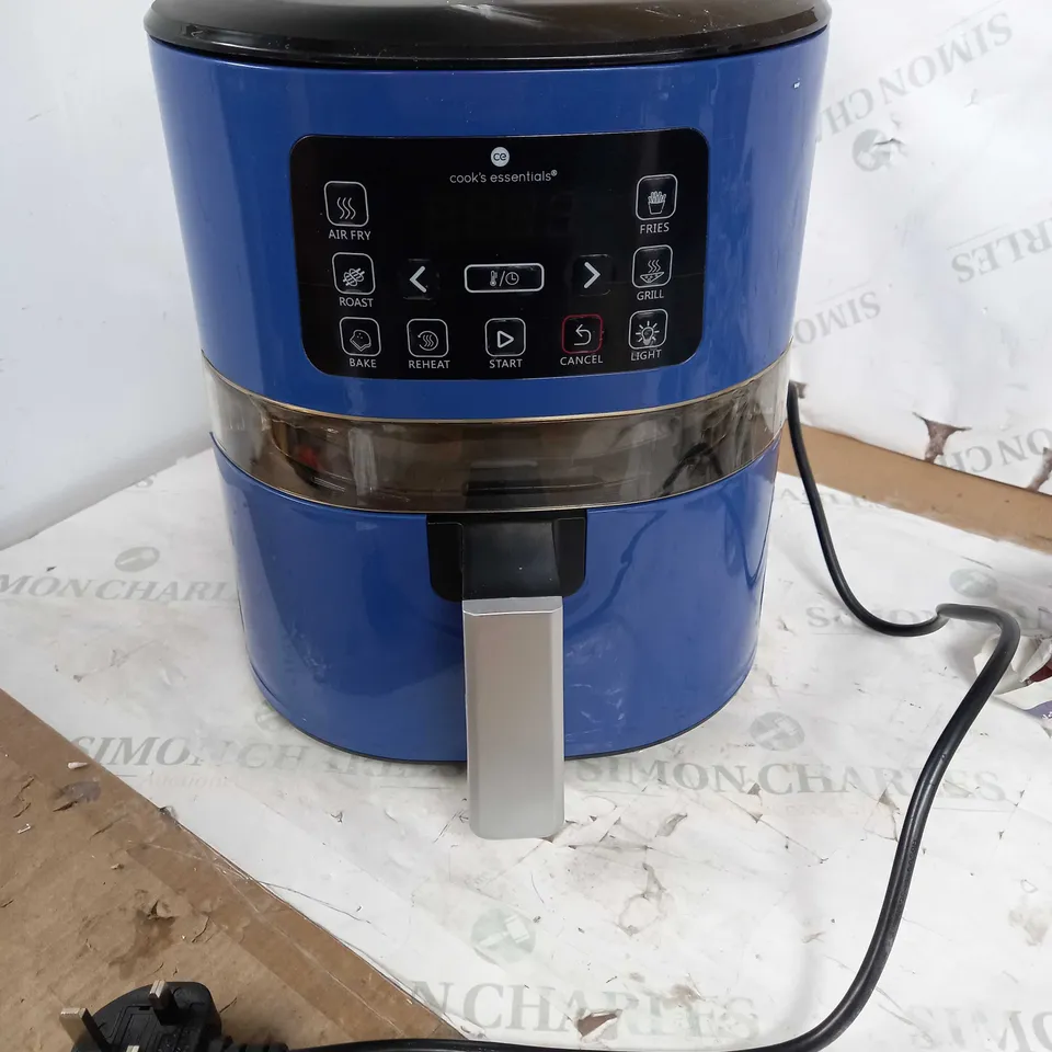 COOK'S ESSENTIALS 4.0L AIR FRYER - SAPPHIRE