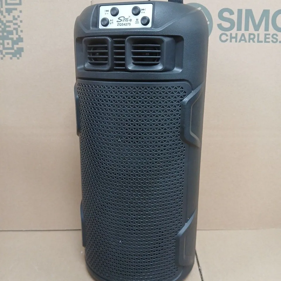 SING-E MULTI‑MEDIA PORTABLE SPEAKER