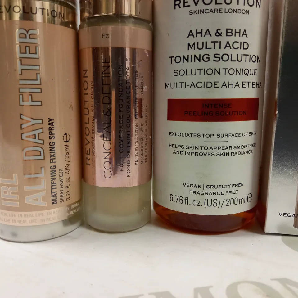 REVOLUTION PREMIUM SKINCARE AND MAKEUP BUNDLE 7 ITEMS 