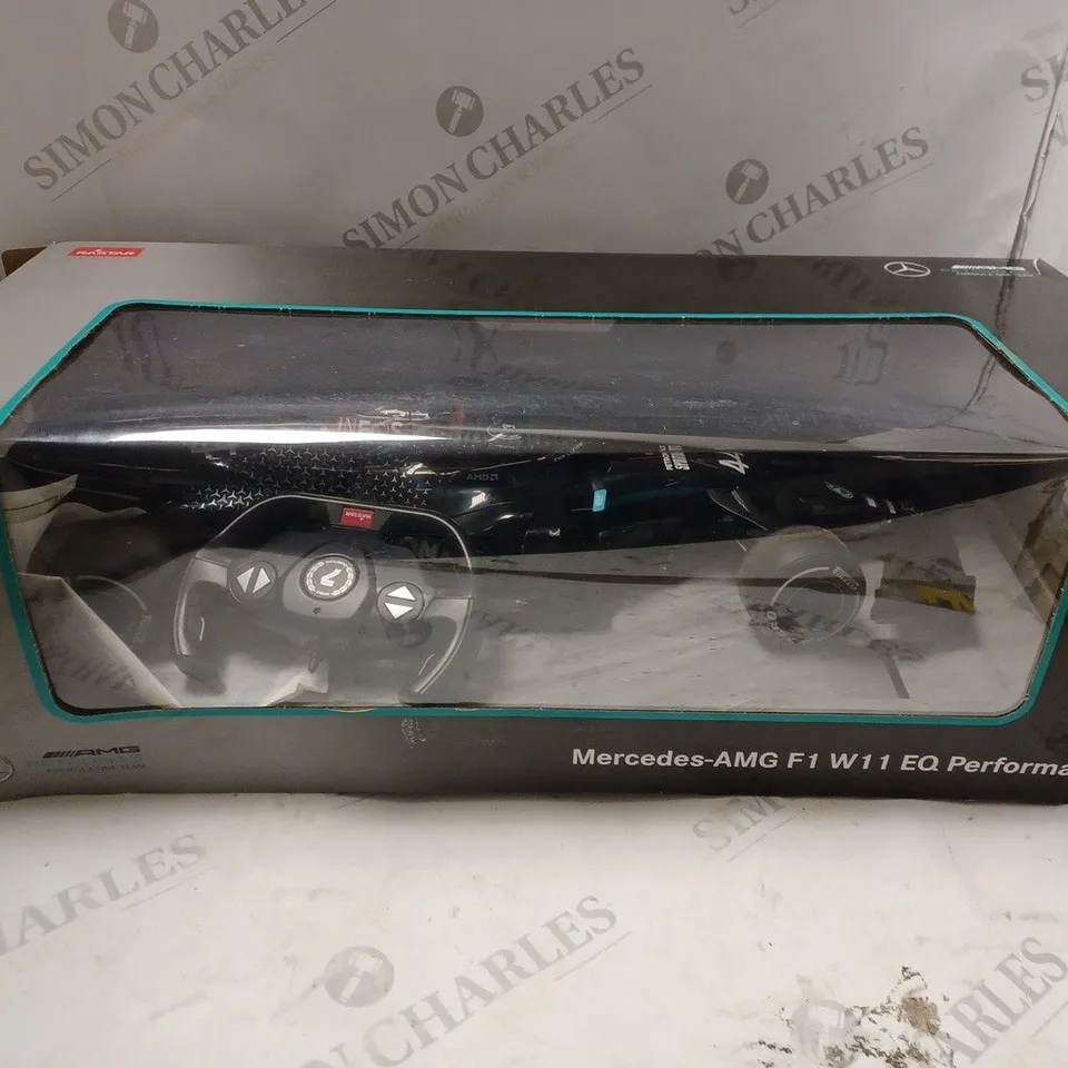 BOXED RASTAR R/C SCALE 1/12 MERCEDES-AMG F1 W11 EQ PERFORMANCE REMOTE CONTROL CAR