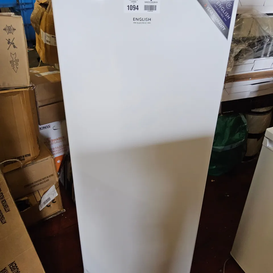 BRAND NEW ENGLISH ELECTRIC TALL FRIDGE WHITE EEL240H