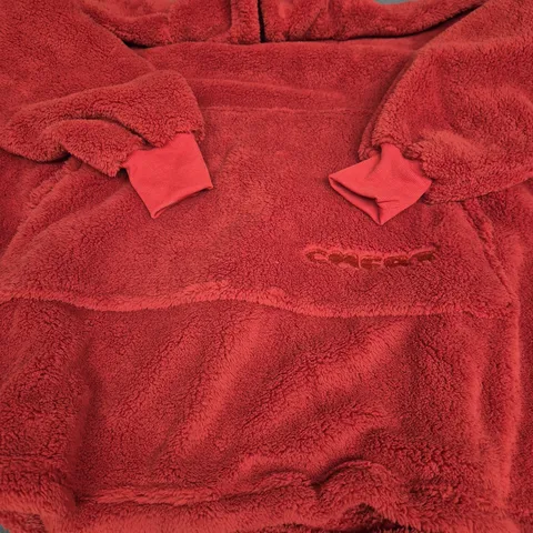 CMFRT HOODIE, RED - SIZE XL