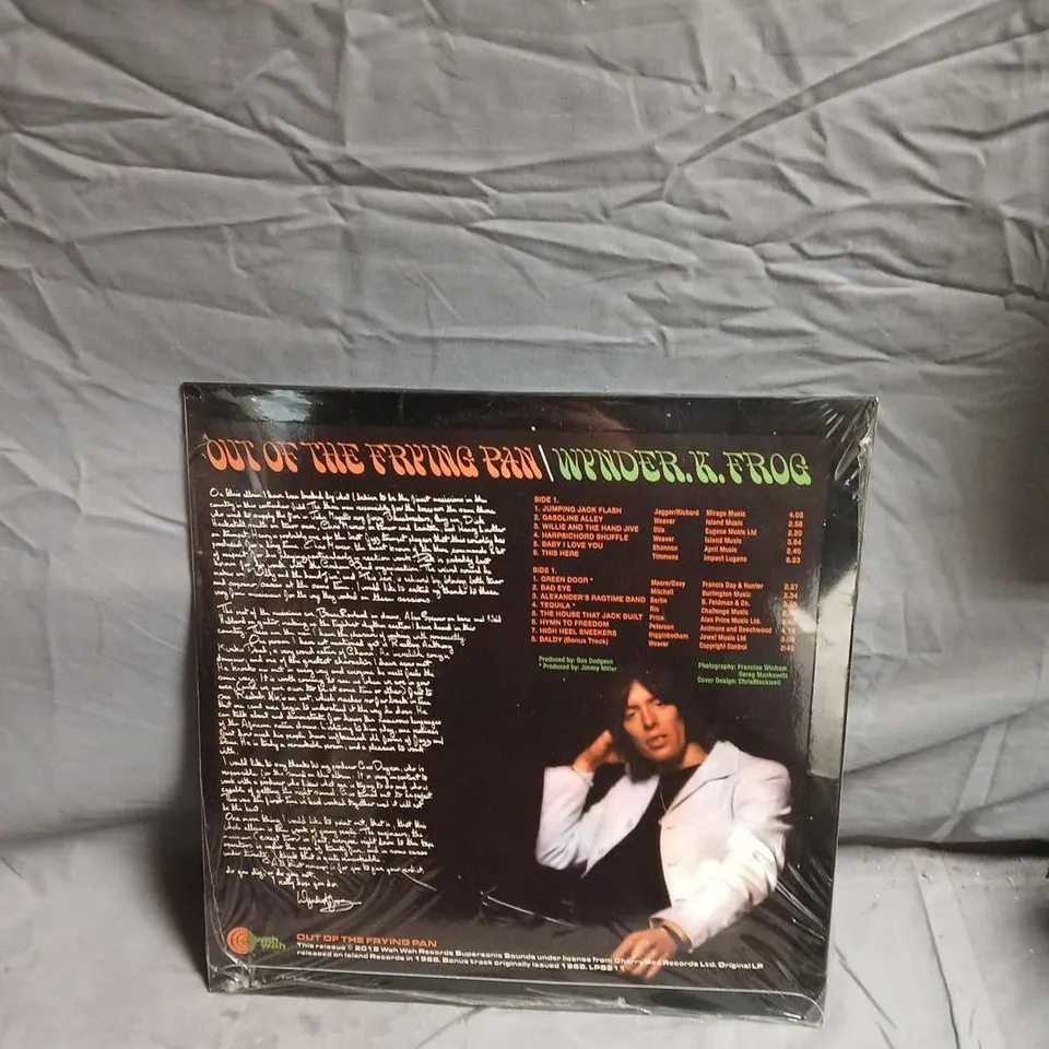 WYNDER K. FROG – OUT OF THE FRYING PAN VINYL LP