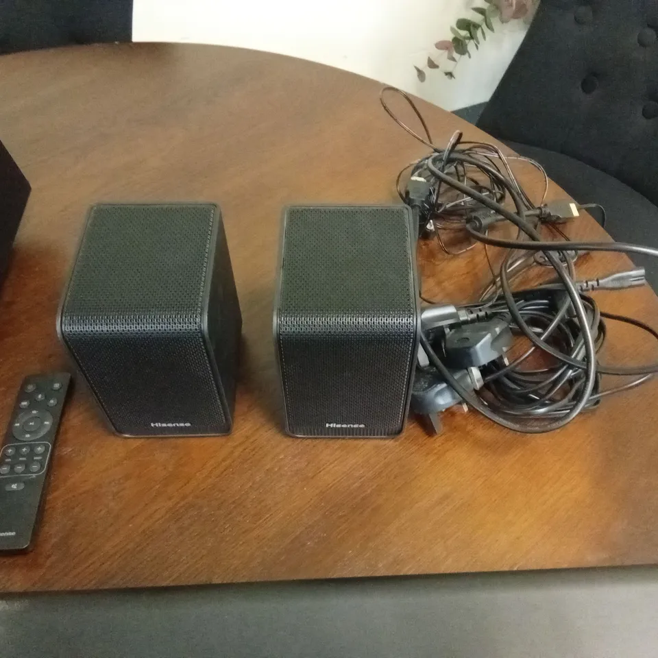 HISENSE AX5100G 5.1 CHANNEL 340W DOBLY ATMOS SOUNDBAR WITH WIRELESS SUBWOOFER AND REAR SPEAKERS , BLACK