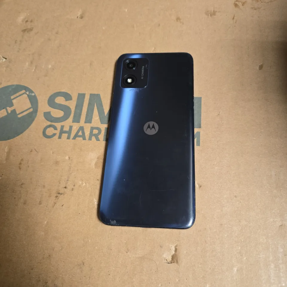 MOTOROLA SMARTPHONE – BLUE, DUAL REAR CAMERA