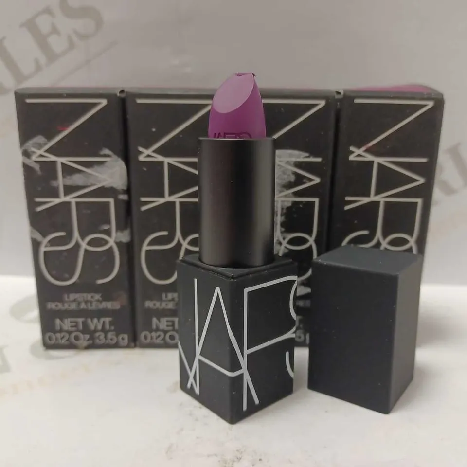 LOT OF 4 NARS LIPSTICKS - CANDY STRIPPER MATTE