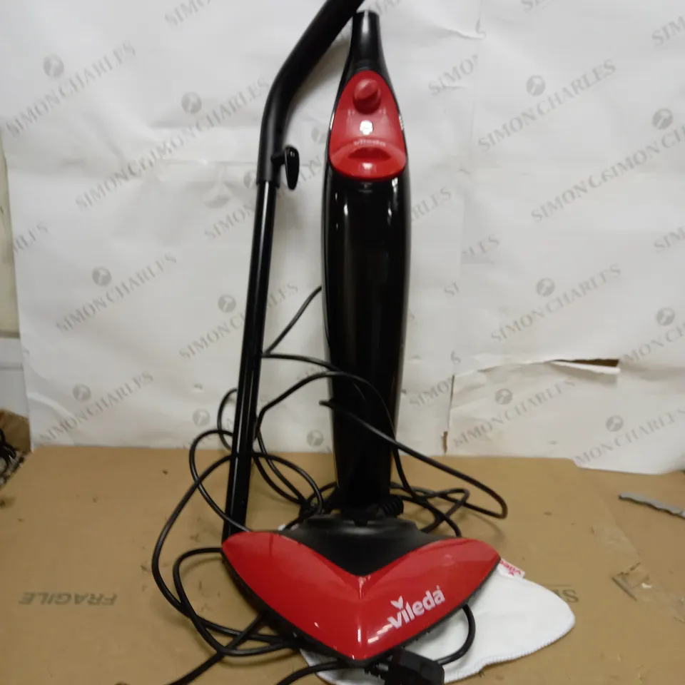 VILEDA STEAM MOP PLUS UK VERSION, BLACK, 168919