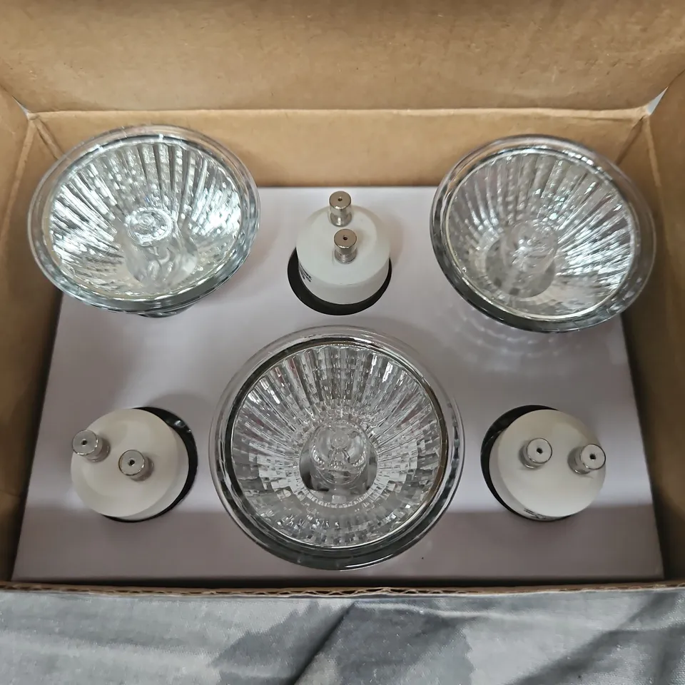 BOXED SET OF 6 GMY GU10 HALOGEN SPOTLIGHTS