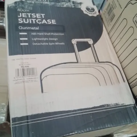 BOXED LUGG JETSET SUITCASE GUNMETAL 