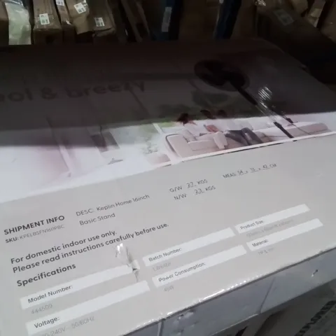 BOXED KEPLIN 16INCH FAN