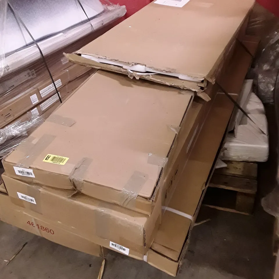 PALLET OF ASSORTED SHOWER PANELS & HEATING PANEL 