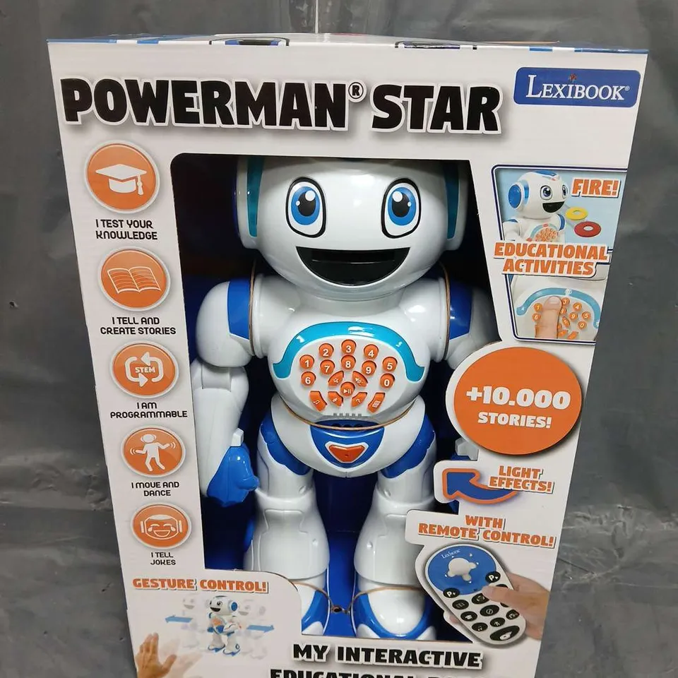 BOXED LEXIBOOK POWERMAN STAR TOY