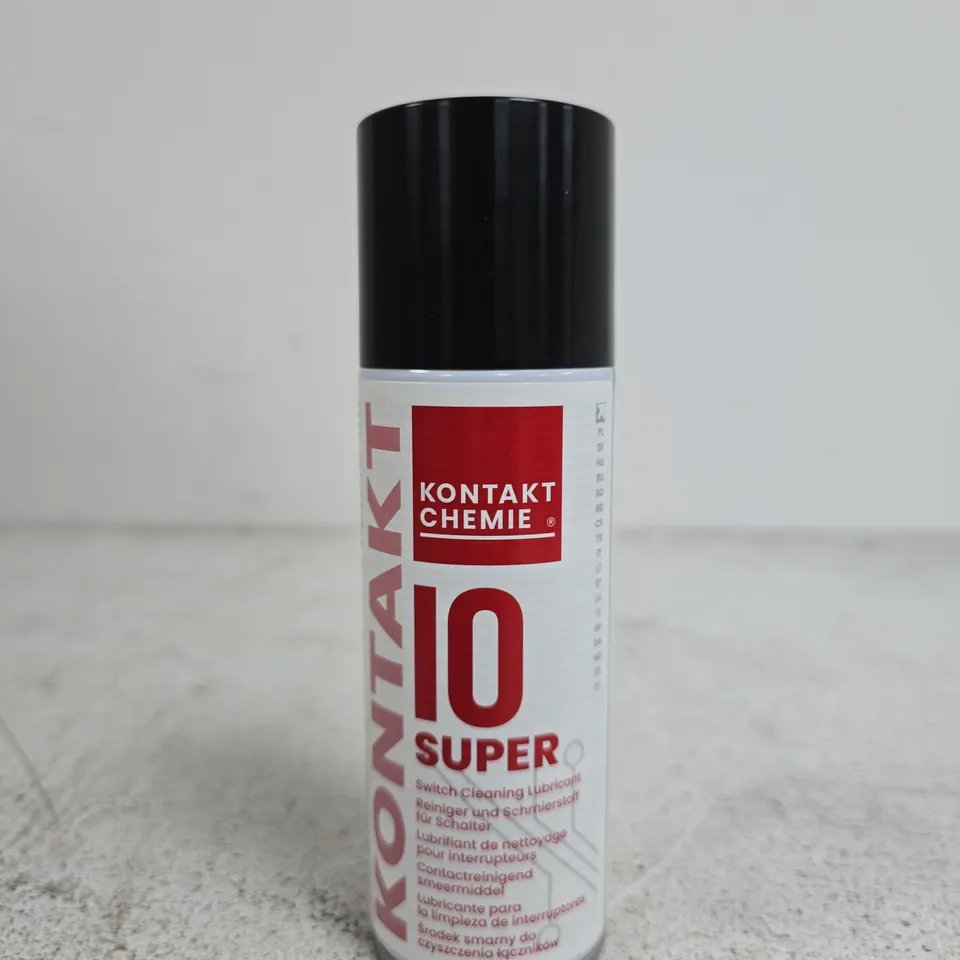 KONTAKT CHEMIE 10 SUPER SWITCH CLEANING LUBRICANT – BULK PACK, 12 CANS