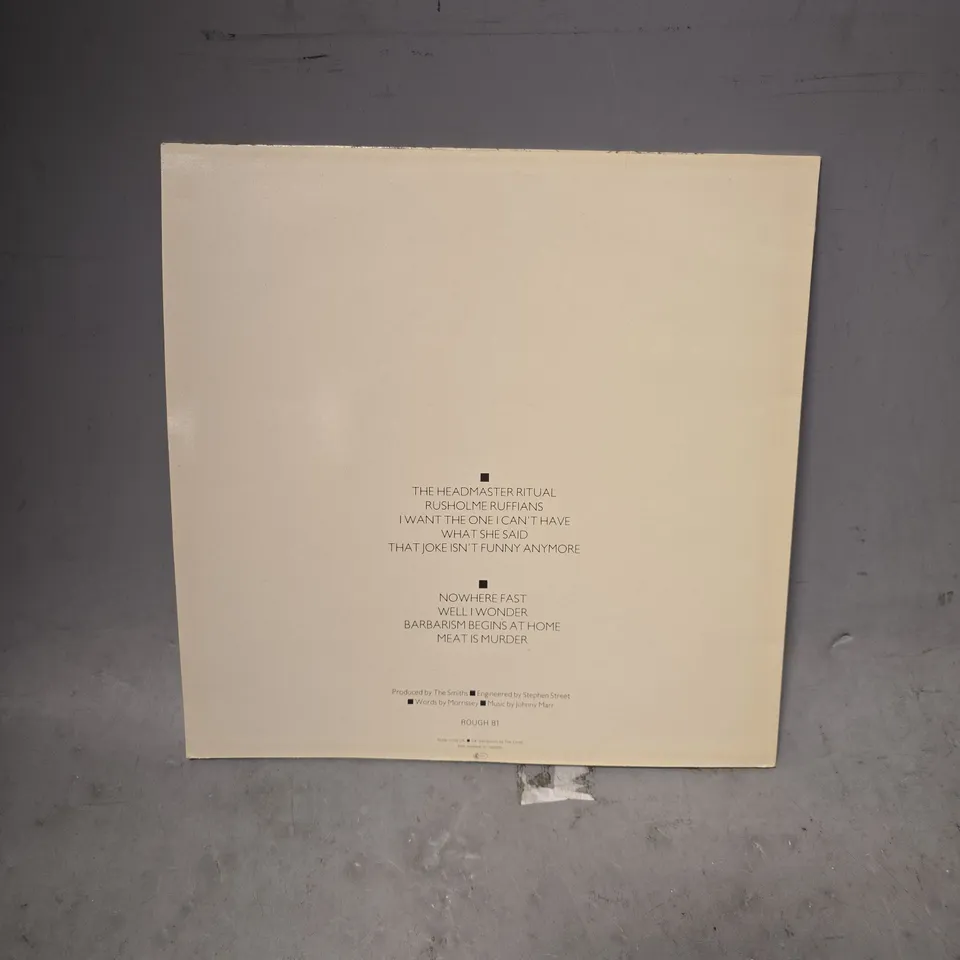 THE SMITHS ROUGH 81 VINYL 
