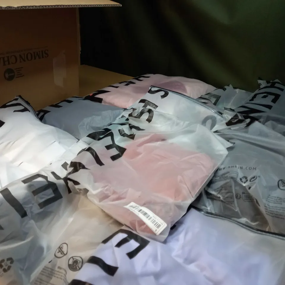 LOT OF APPROX 15 ASSORTED BAGGED SHEIN PRODUCTS