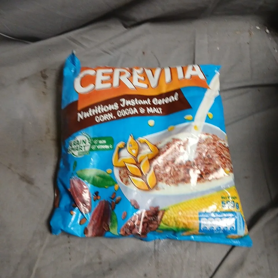 BOX OF APPROXIMATELY 5 ASSORTED NESTLE CEREVITA CEREAL INCLUDING COCOA & MALT AND CORN & WHEAT - EXPIRY DATE SEP 26