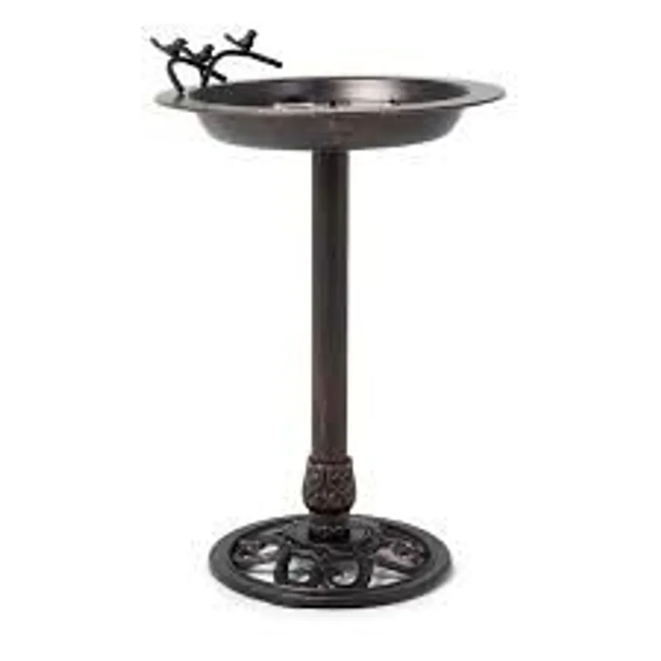 BERNINI FONTANA IRON BIRD BATH FOUNTAIN