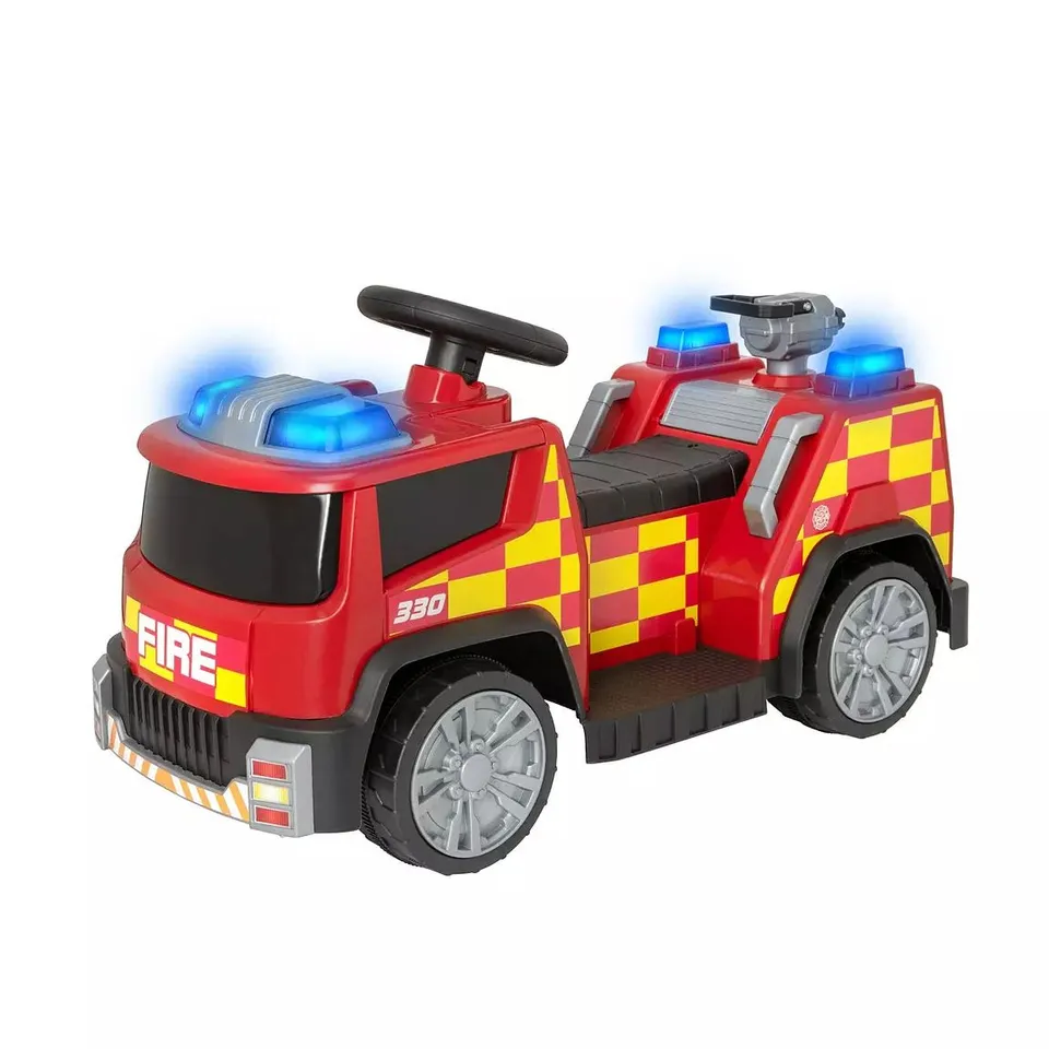 BOXED EVO ELECTRONIC 6V RIDE-ON FIRE ENGINE RRP £80