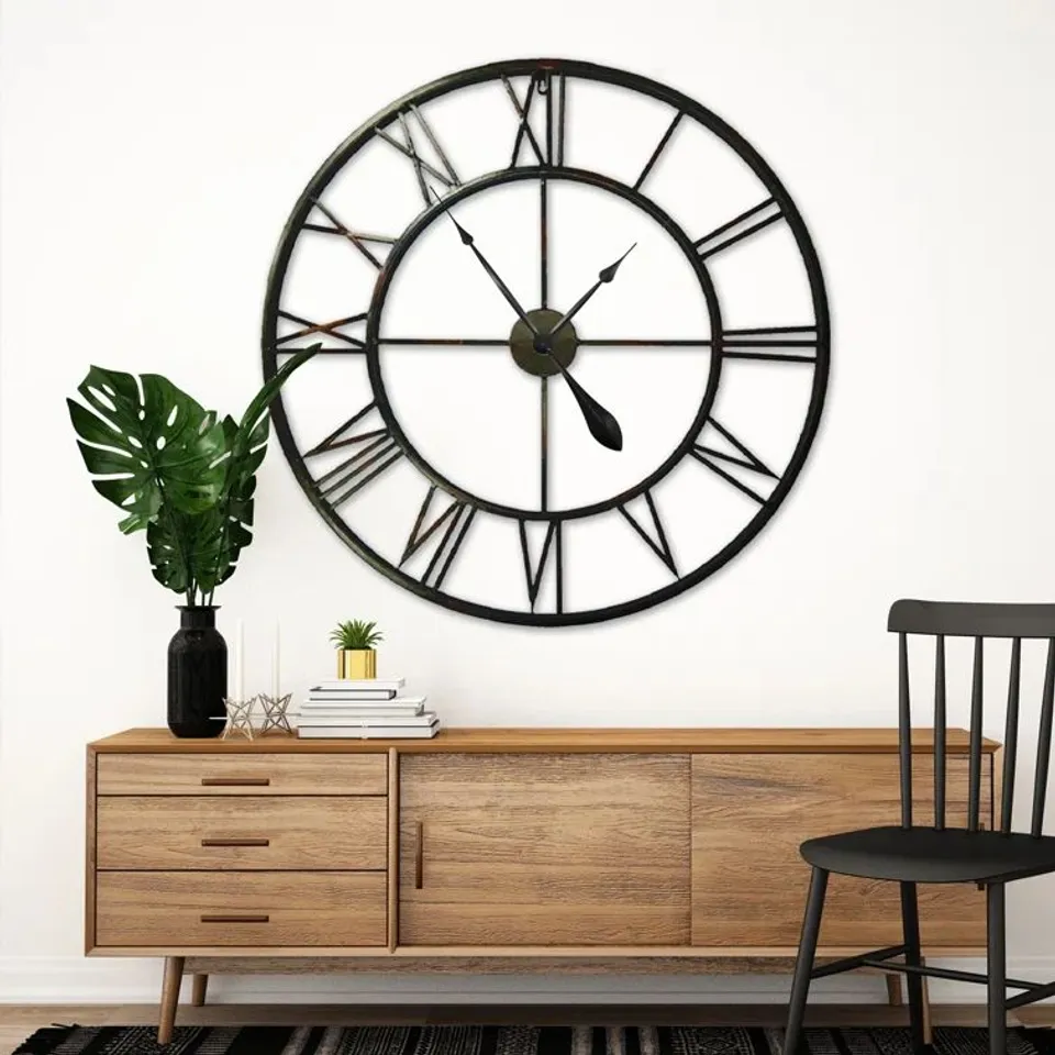 BOXED HACKNEY WALL CLOCK
