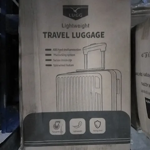 BOXED LUGG HARDSHELL TRAVEL SUITCASE - ASSORTED COLOURS 