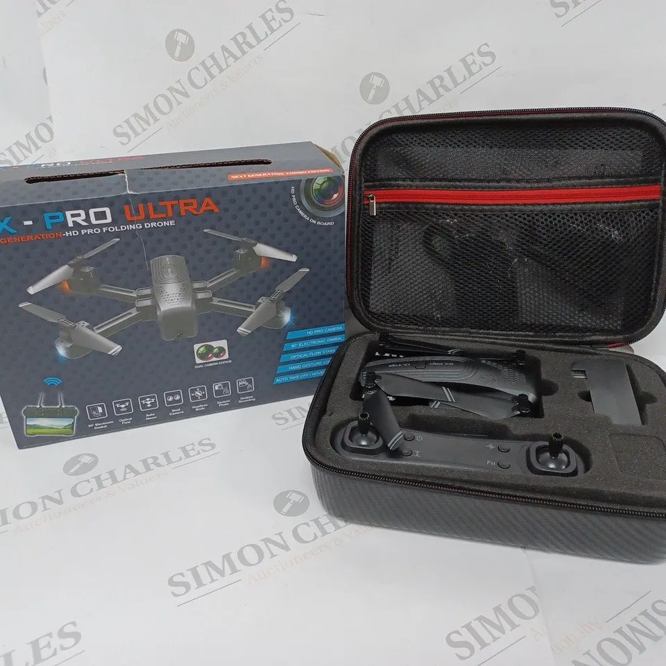 BOXED GX-PRO ULTRA HD PRO FOLDING DRONE 