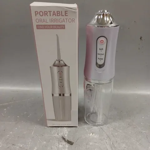 BOXED PORTABLE ORAL IRRIGATOR