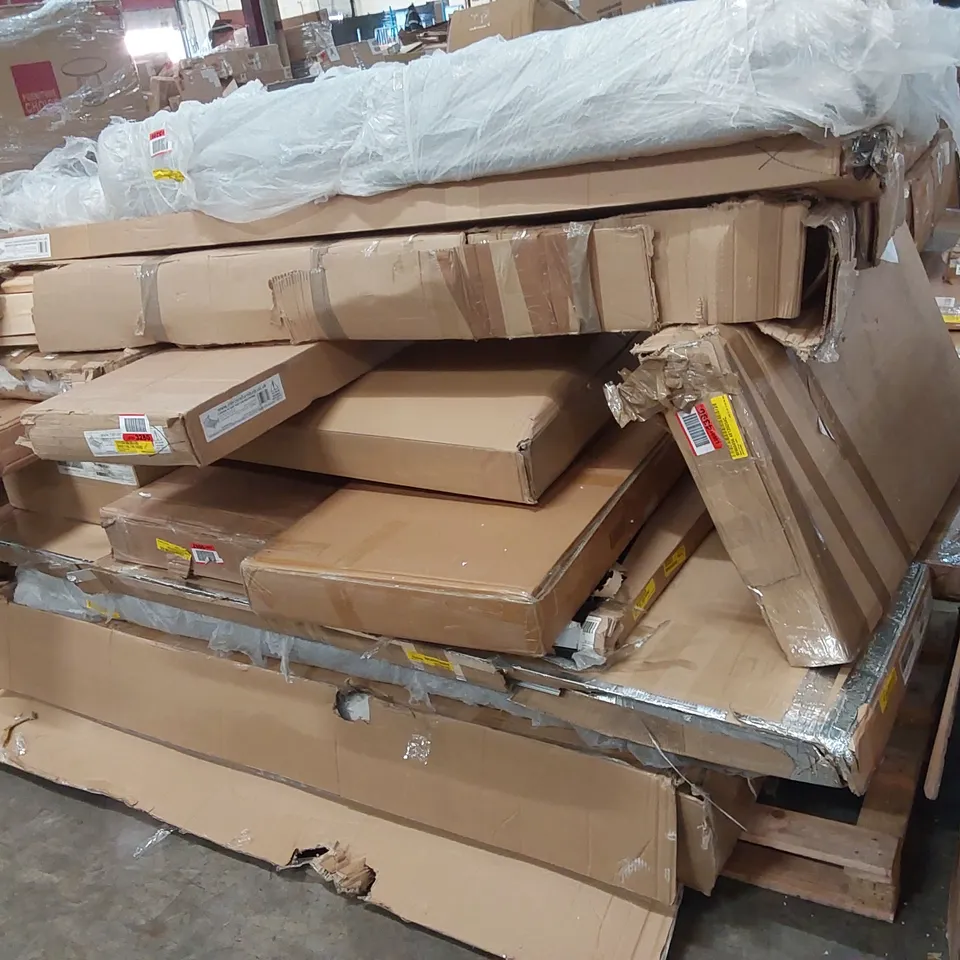 PALLET TO CONTAIN A LARGE ASSORTMENT OF FURNITURE PARTS 