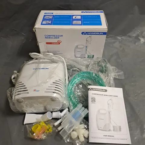BOXED HANGSUN COMPRESSOR NEBULIZER CN560