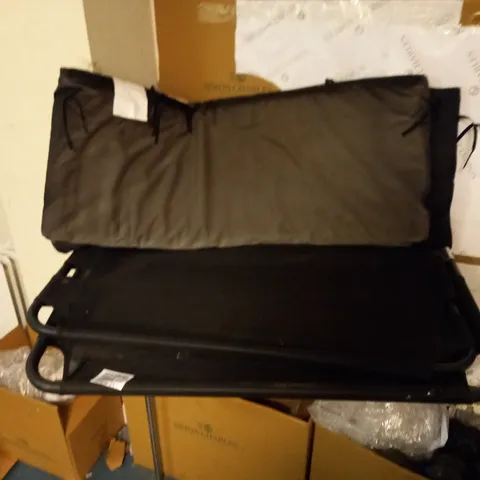BOXED HAWAII BLACK 2 SEATER GARDEN SWING - NO BOX - COLLECTION ONLY