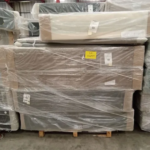 PALLET OF ASSORTED DESIGNER DIVAN BASES, SIZES AND SETS VARY