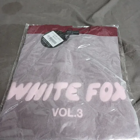 WHITE FOX OFFSTAGE OVERSIZED TEE SIZE M/L