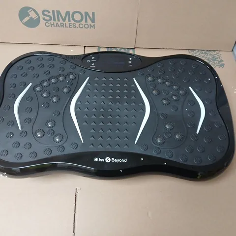BLISS & BEYOND COREPULSE VIBRATION MASSAGER PLATE – 150W, ADJUSTABLE SPEED, BOXED