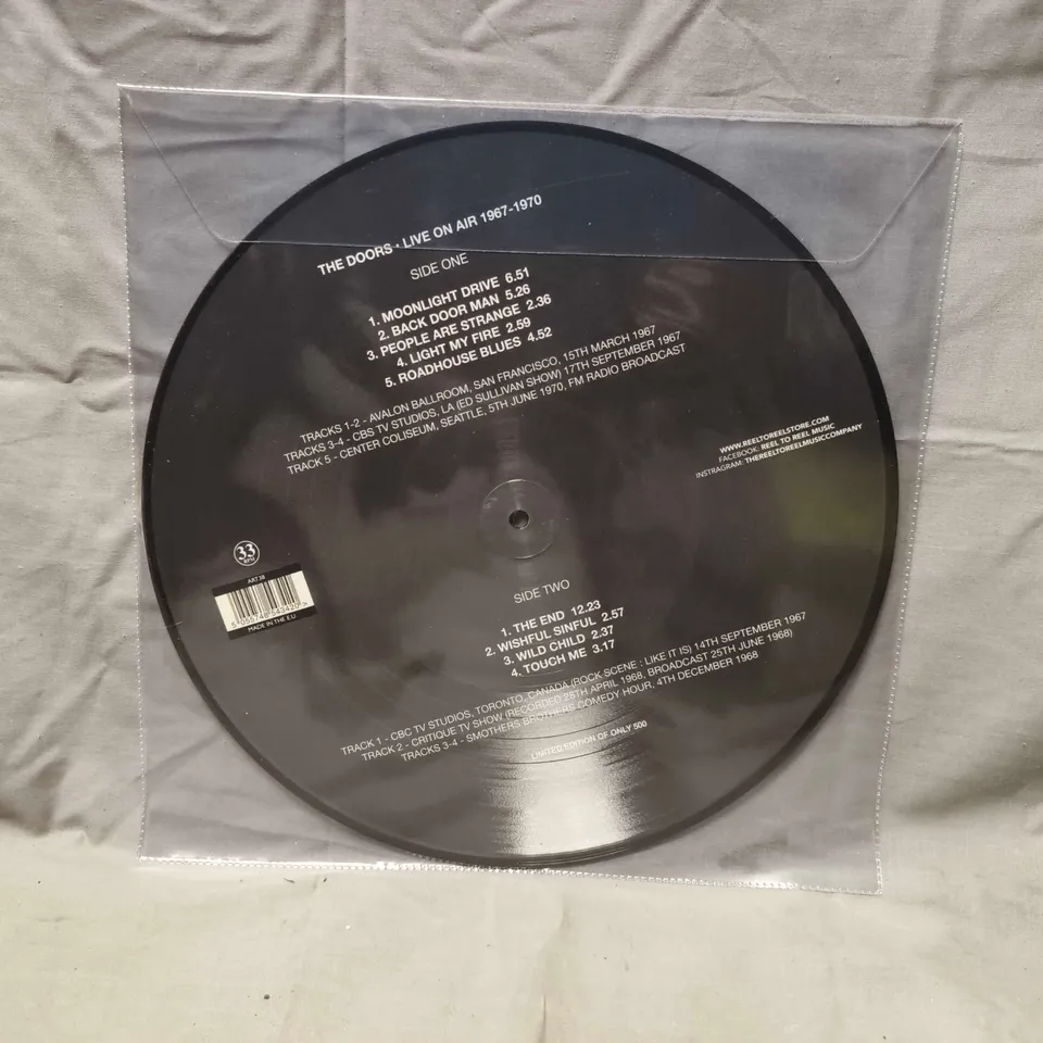 SEALED THE DOORS - LIVE ON AIR 1967-1970 VINYL LP