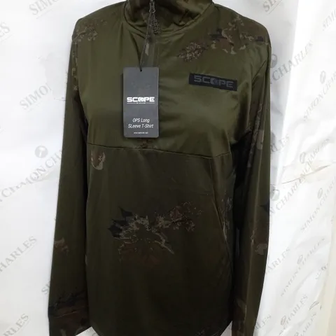 NASH SCOPE OPS LONG SLEEVE TSHIRT IN GREEN SIZE M