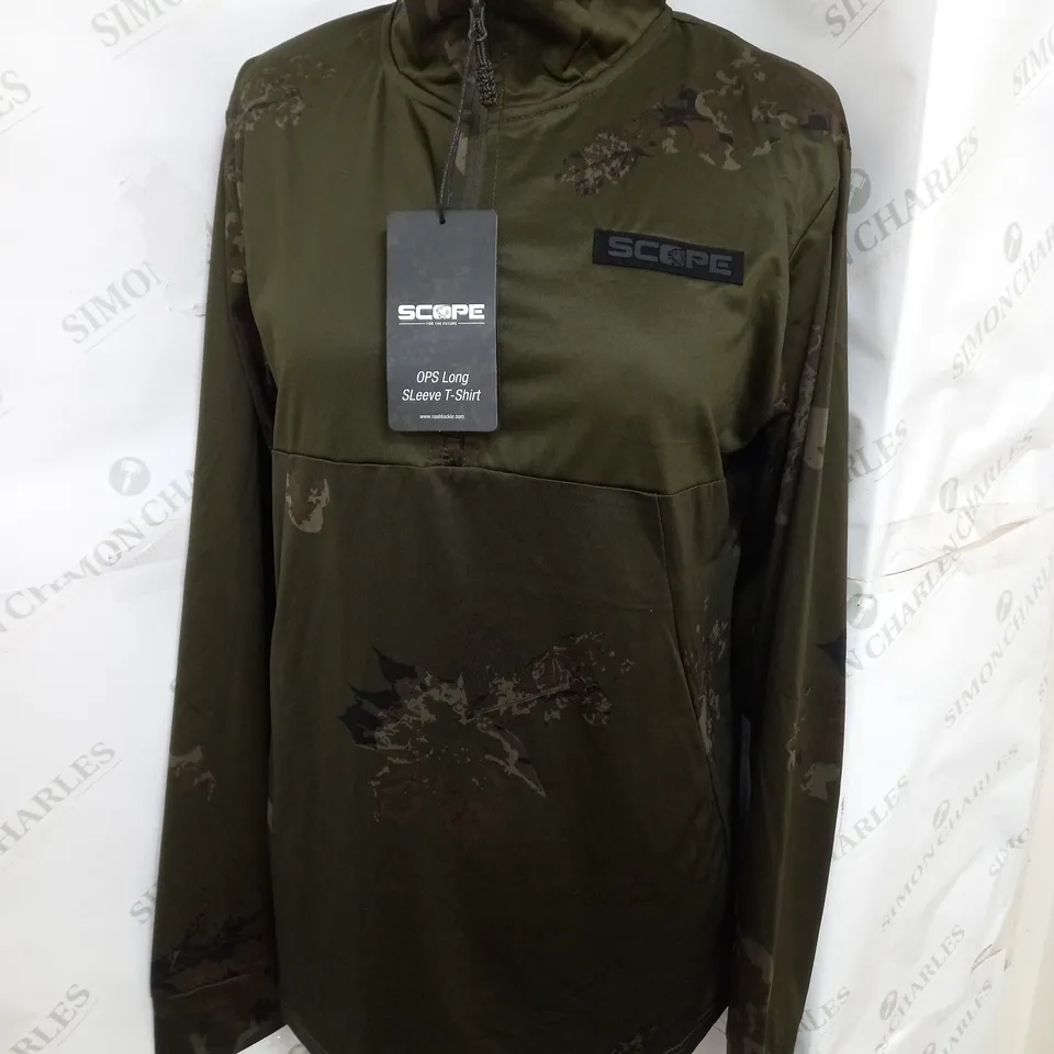 NASH SCOPE OPS LONG SLEEVE TSHIRT IN GREEN SIZE M