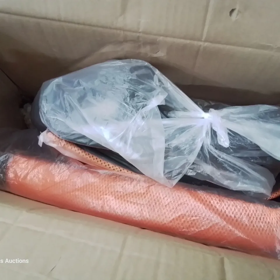 BOXED ORANGE MESH OFFICE CHAIR