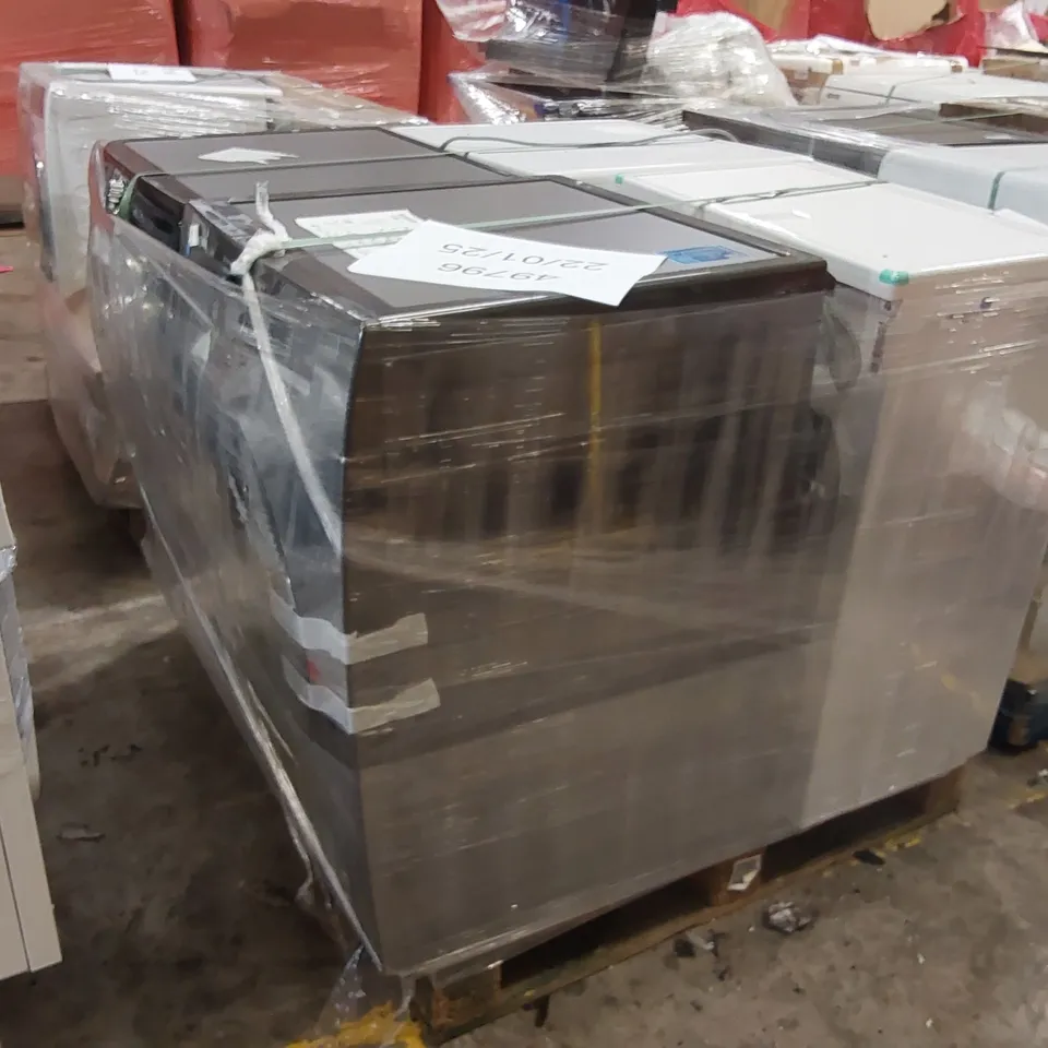 PALLET OF APPROXIMATELY 4 UNPROCESSED RAW RETURN WHITE GOODS TO INCLUDE;