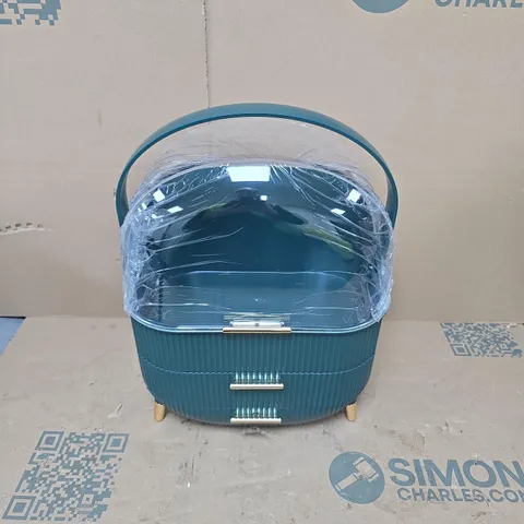 SHEONLY COSMETIC ORGANISER IN GREEN