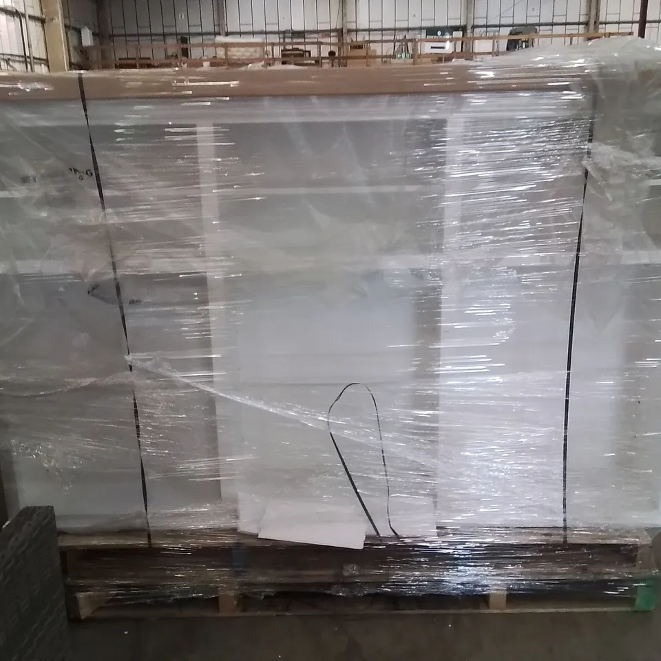 GEROLD DISPLAY CABINET - WHITE (2 BOXES)