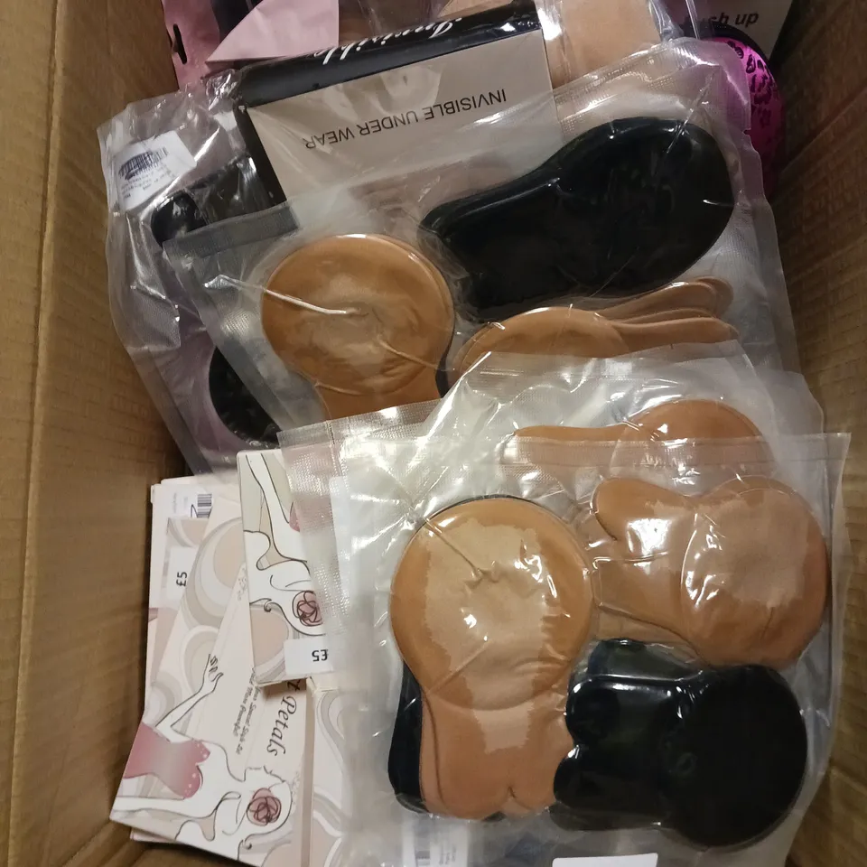 APPROXIMATELY 50 ASSORTED BREAST LIFTING PRODUCTS IN VARIOUS SIZES 
