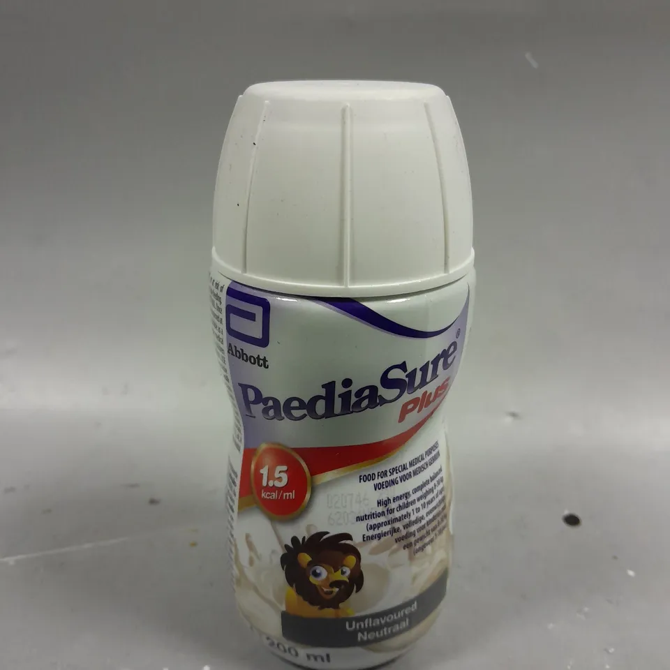 APPROXIMATELY 20 ABBOTT PAEDIASURE PLUS FOOD SUPPLEMENT DRINKS - UNFLAVOURED - 200ML