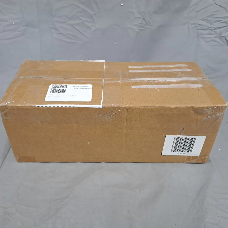 WEBB PRUNER & SHEAR SET WITH STORAGE BOX